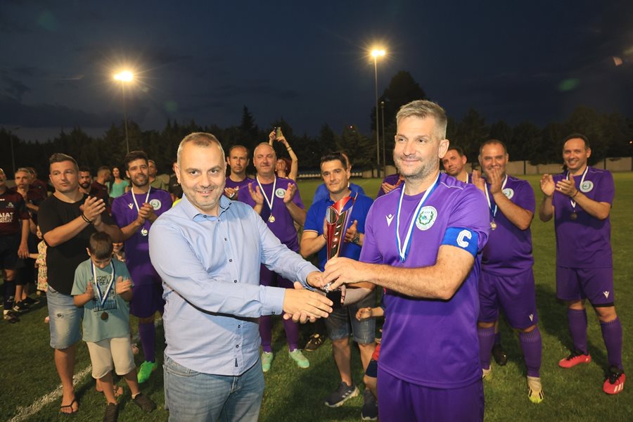 Στιγμές από τον τελικό του 38ου Πρωταθλήματος Εργαζομένων Ποδοσφαίρου