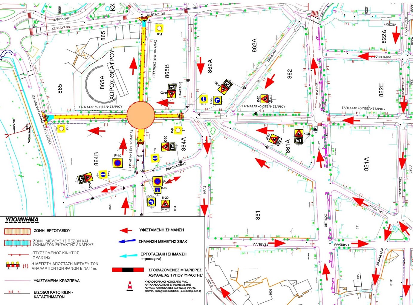 Έργα της διασύνδεσης αρχαιολογικών-πολιτιστικών σημείων