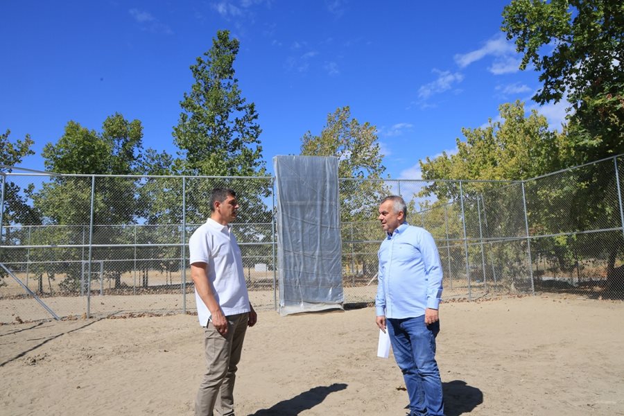 Στιγμιότυπο από τις αθλητικές εγκαταστάσεις του Κέντρου Θερινών Αθλημάτων