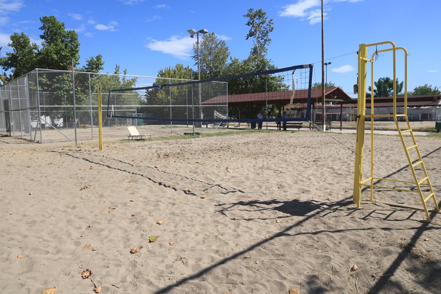 Στιγμιότυπο από τις αθλητικές εγκαταστάσεις του Κέντρου Θερινών Αθλημάτων