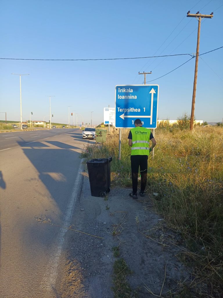 Εργασίες καθαρισμού οδικών δικτύων