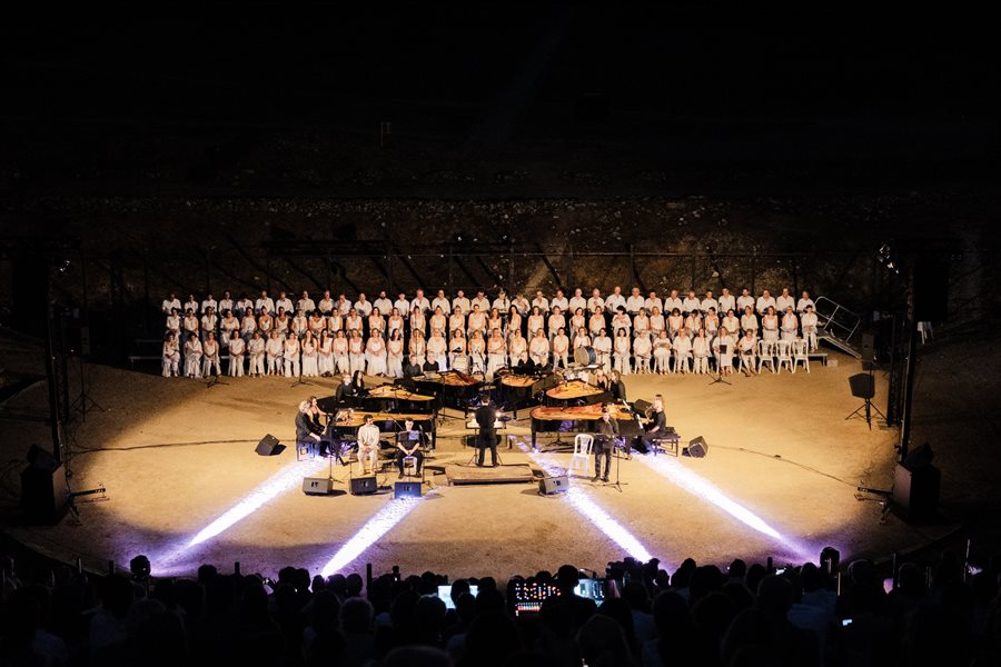 Πιανιστικό σύνολο Piandaemonium στο Ελληνιστικό Θέατρο του Δίου