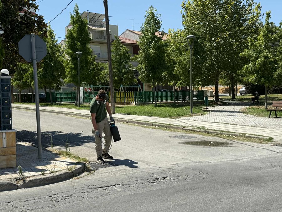 Φεψασμός στα φρεάτια ομβρίων για την καταπολέμηση των κουνουπιών