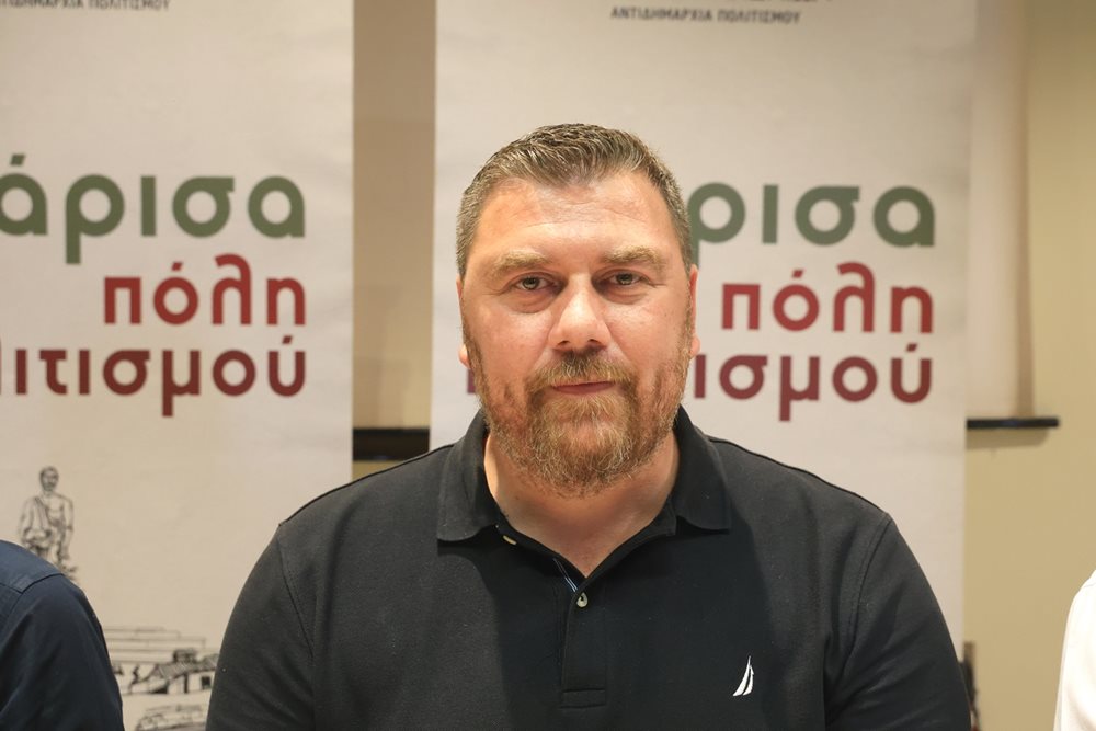 Αντιδήμαρχος Δημοτικής Αστυνομίας και Κυκλοφοριακών Παρεμβάσεων, κ.Ευάγγελος Παπαλέξης στη συνέντευξη τύπου για την Ευρωπαϊκή Εβδομάδα Κινητικότητας 2025