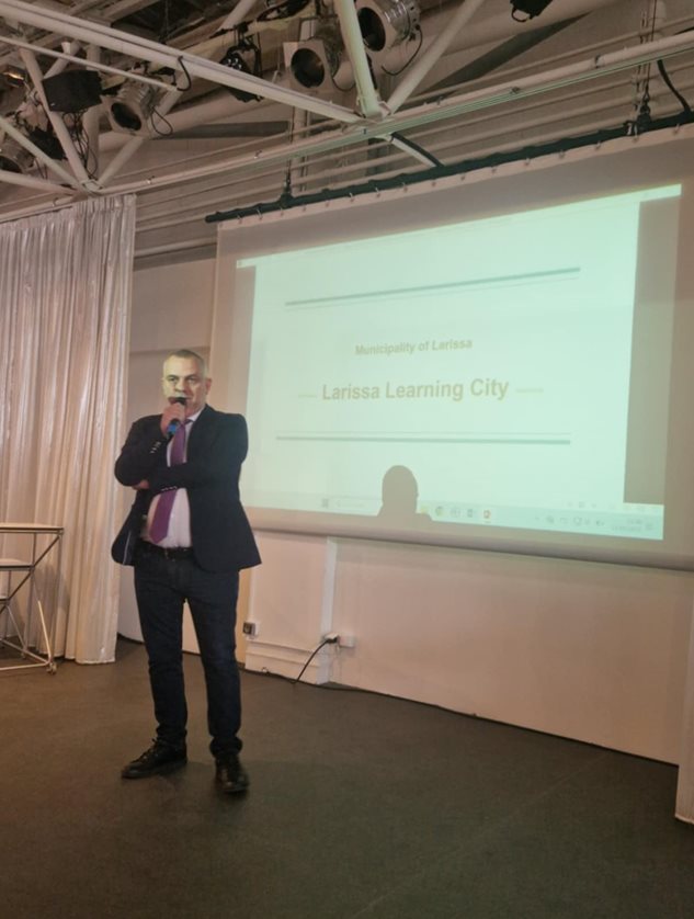 Στιγμιότυπα από τη συμμετοχή της Λάρισας-Πόλη που Μαθαίνει στο 1ο Ευρωπαϊκό Φόρουμ για το δίκτυο Learning Cities