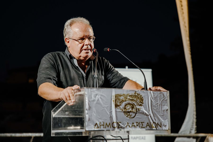 Στιγμιότυπο από την λαμπαδηδρομία εθελοντών αιμοδοτών