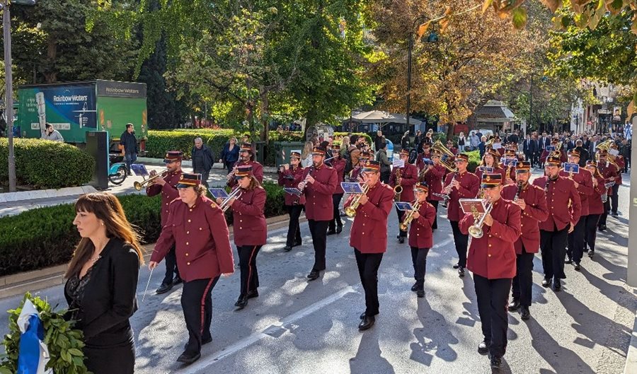 Φωτογραφία αρχείου από τις εκδηλώσεις για την Απελευθέρωση της Λάρισας από τη γερμανική κατοχή