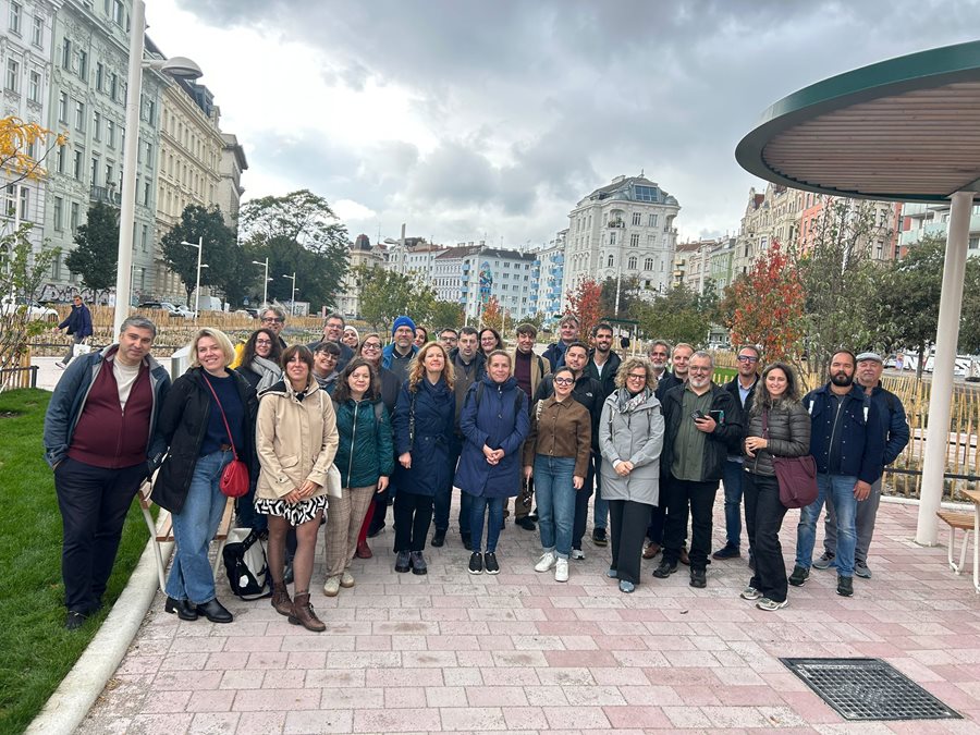 Στιγμιότυπο από την επίσκεψη εργασίας urbact small στη Βιέννη