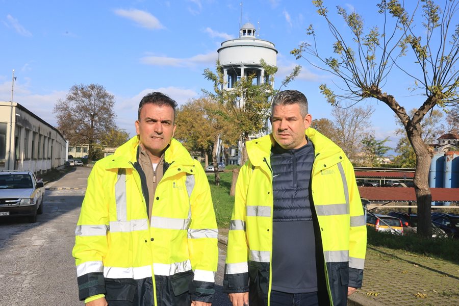 Στιγμιότυπο από την επίσκεψη του Δημάρχου αναφορικά με τη στάθμη των υδάτων του Πηνειού