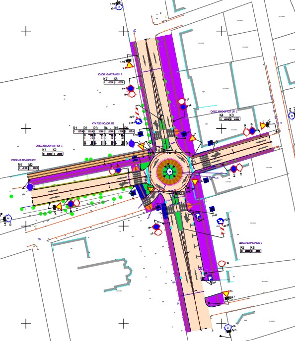 Νέος κυκλικός κόμβος - Θεοφράστου – Φαρσάλων